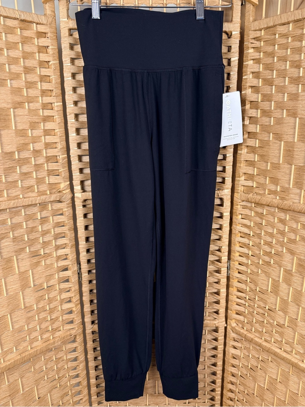 NWT Athleta Salutation High Rise Joggers Black Size XS